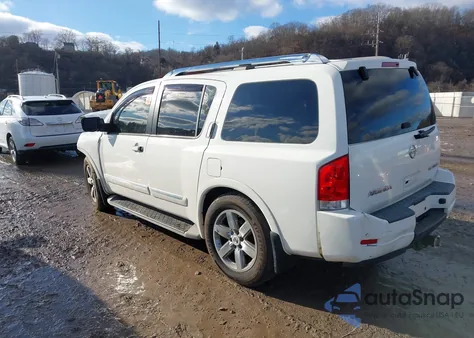2011 Nissan Armada Platinum из США, поврежденный, VIN 5N1AA0NE8BN623244